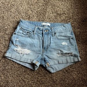Abercrombie & Fitch light blue jean short size 00/24